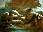 Theodore   Gericault, leda et le cygne